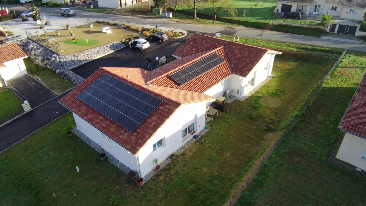 photo d'une réalisation faite par LPA Energie à Bastennes