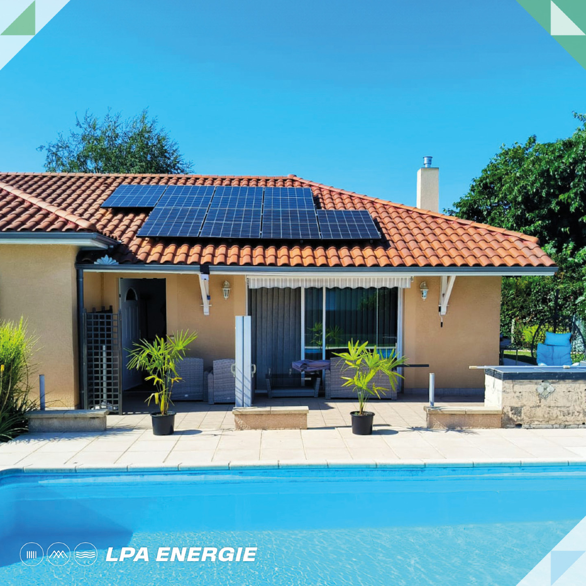 Vos panneaux photovoltaïques absorbent une partie de la consommation électrique de votre piscine